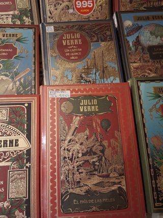 16 novelas de Julio Verne,colección Hetzel.
