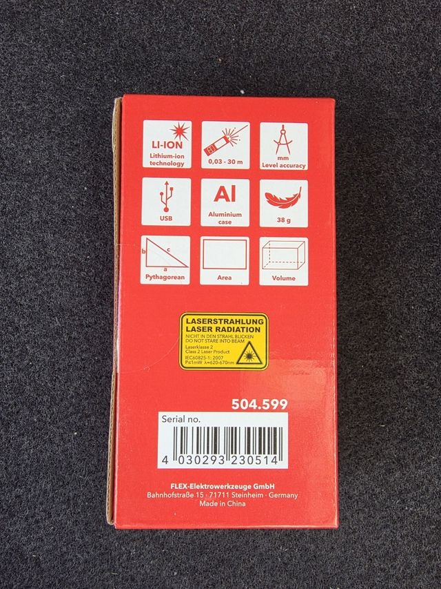 Medidor Láser FLEX ADM 30 smart