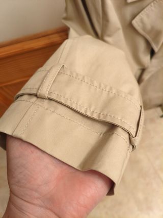 Gabardina Zara Beige Mujer