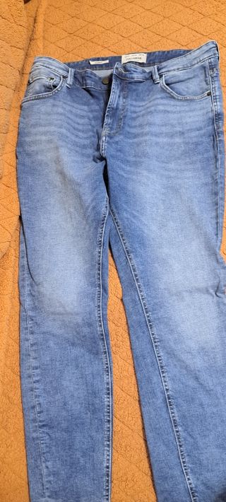 Pantalón vaquero Pull&Bear azul
