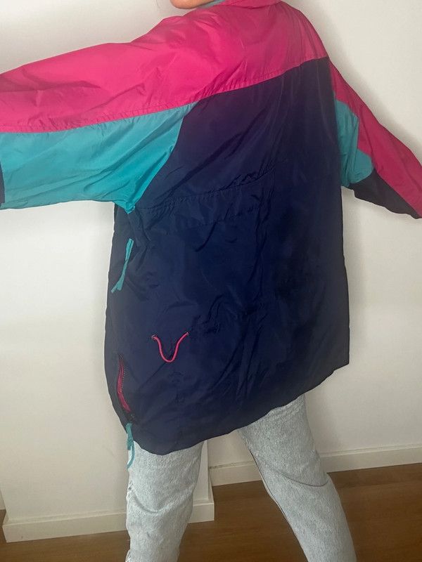 Chaqueta vintage 80s color block