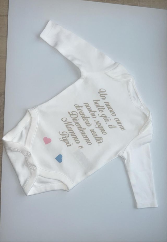 Body neonato Mamma e Papà