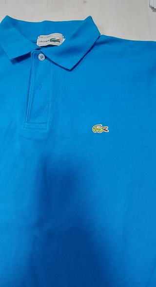 Polo niño Lacoste azul