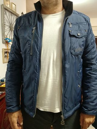 Chaqueta Desigual Azul Hombre Talla L