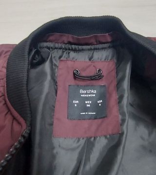 Anorak hombre tipo bomber granate
