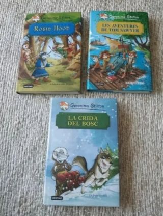 3 Libros Geronimo Stilton