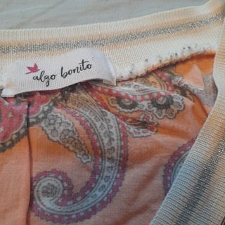 Blusa de la marca Algo Bonito Multicolor Naranja.