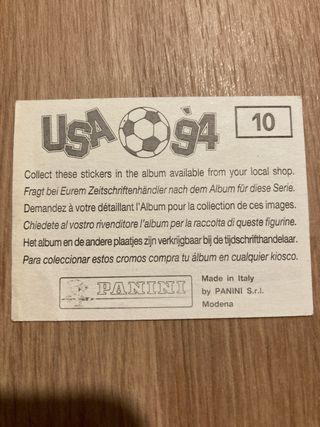 Cromo USA 94 Foxboro Stadium Boston