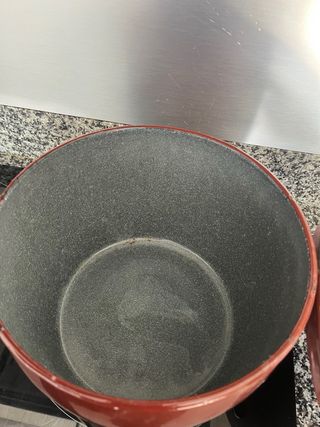 Olla vintage cerámica marrón