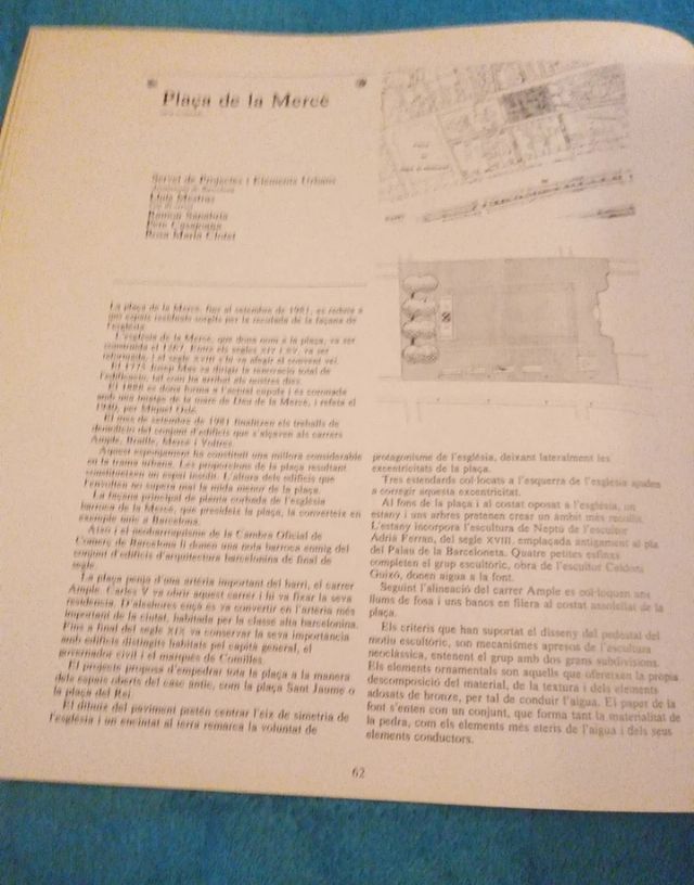 Plans i projectes per a Barcelona.