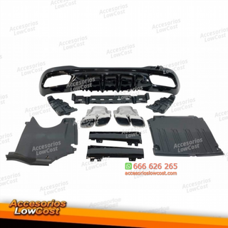 Difusor Trasero Mercedes W206 Sedan / SW Look C63