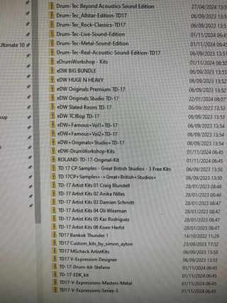 Roland Collezione soundkit per Td17