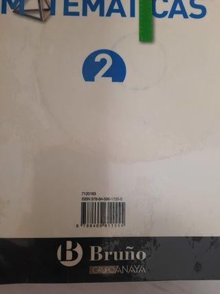 Código Bruño Matemáticas 2 Bachillerato
