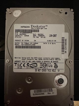 Disco Duro Hitachi 320GB SATA 3.0