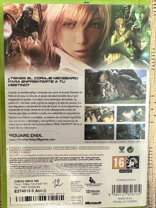 Final Fantasy XIII Xbox 360 RPG