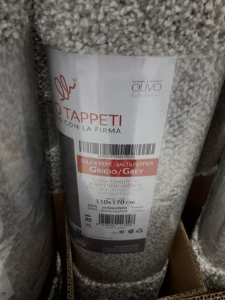 Tappeto 110x170 cm grigio