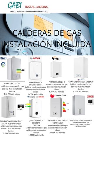 Sustitución caldera gas