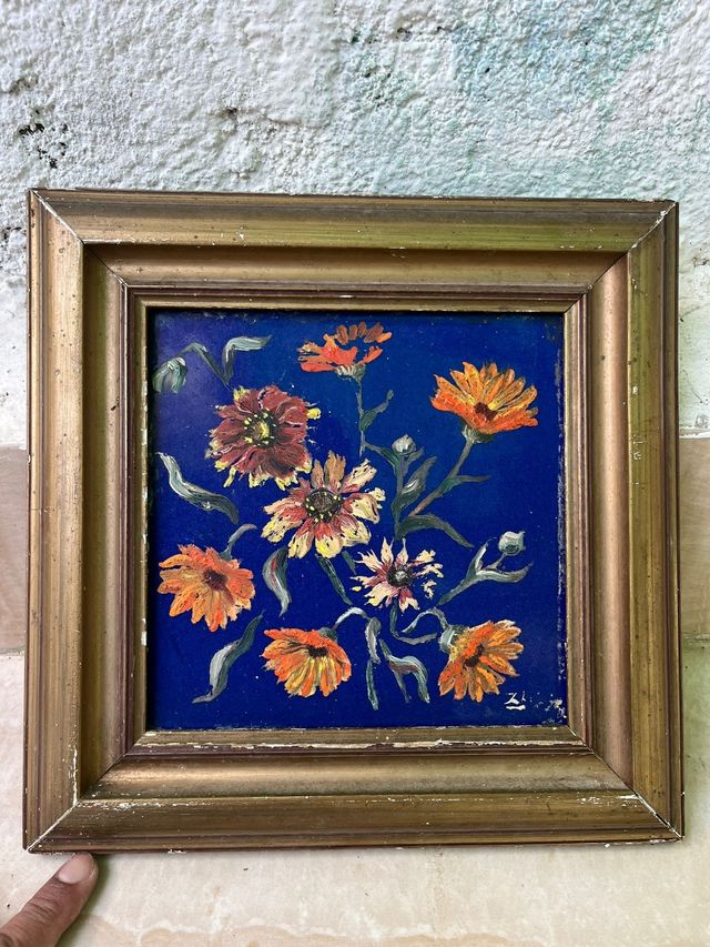 Azulejo decorativo antiguo