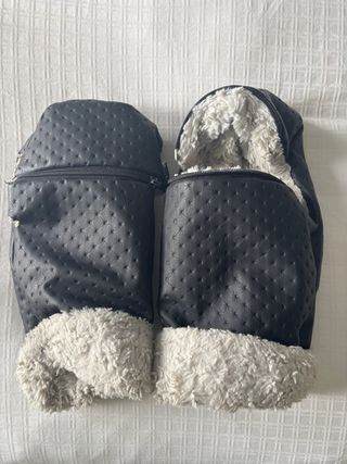 Guantes Carrito Bebé Invierno Negro