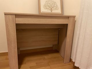 Mesa consola extensible madera 50-235cm