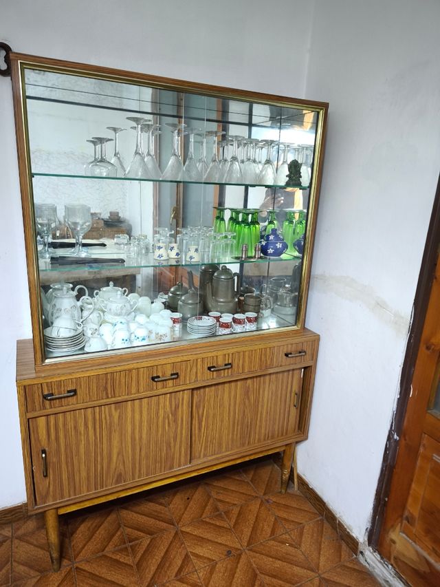 Vitrina vintage midcentury