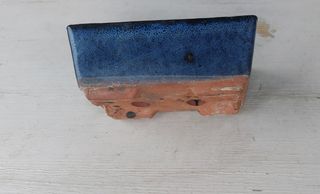 Macetero Azul para bonsai Barro esmaltado