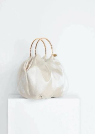 Bolso de fiesta organza y dorado