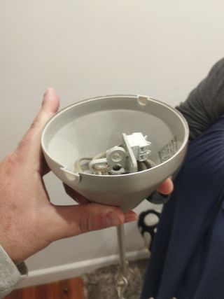 Lámpara colgante cristal 3 portalámparas