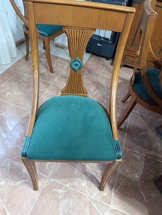 Mesa salón y seis sillas