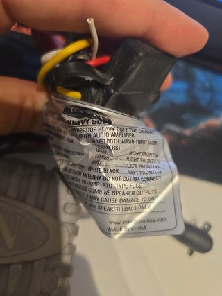 Amplificador Bluetooth Jensen Gris