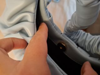 Borsa a spalla blu Shein