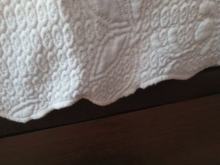 Colcha Cama 135-150 Flores Blanca Portugal