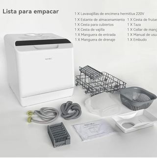 Mini lavavajillas Hermitlux