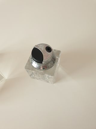 Lote 2 mecheros vintage cristal y acrílico