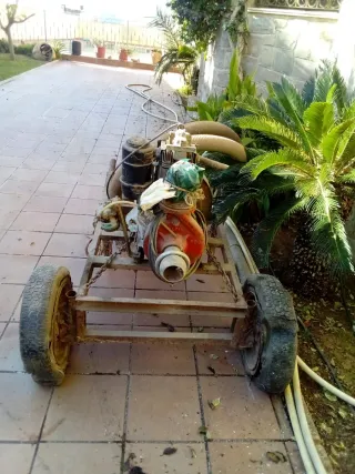 Bomba de agua Era para extraer el agua de las mina