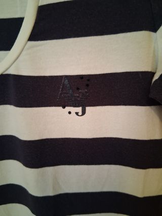 Camiseta Armani Jeans Rayas Talla 40