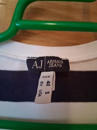 Camiseta Armani Jeans Rayas Talla 40