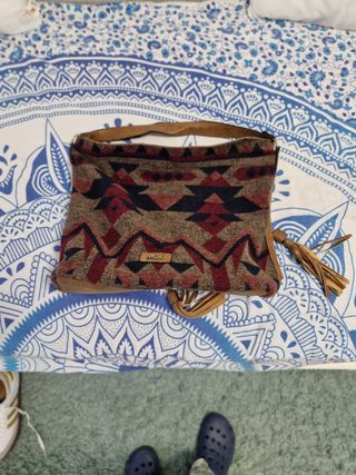 Bolso Misako Cuero y Lana