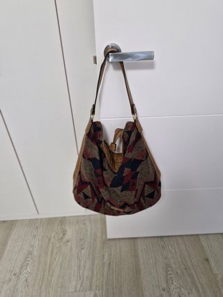 Bolso Misako Cuero y Lana