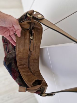 Bolso Misako Cuero y Lana