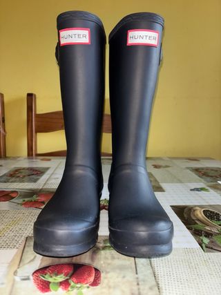 Botas Hunter  Azul marino 
Talla 33