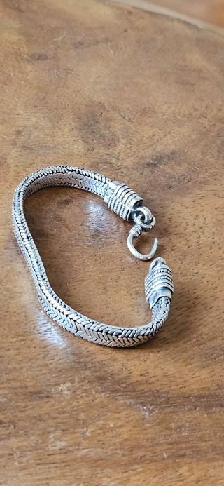 Bracciale snake in argento