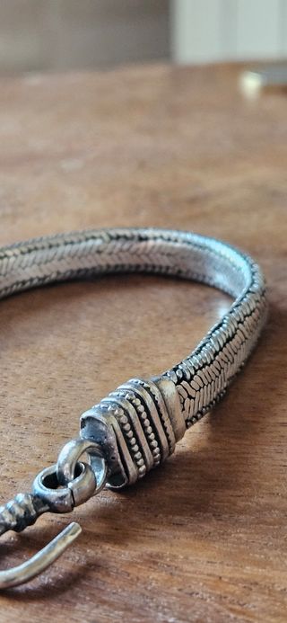 Bracciale snake in argento