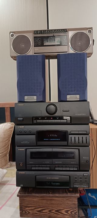 Radio Vintage SABA Boombox Plata