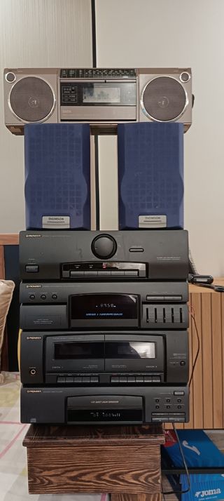 Radio Vintage SABA Boombox Plata