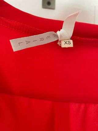 Body Blusa corallo Encaje XS