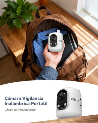 Cámara vigilancia interior 2K 4G