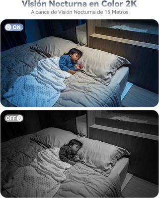 Cámara vigilancia interior 2K 4G