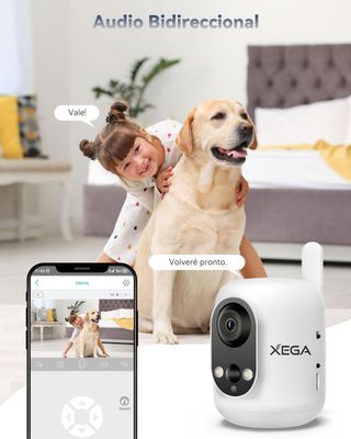 Cámara vigilancia interior 2K 4G