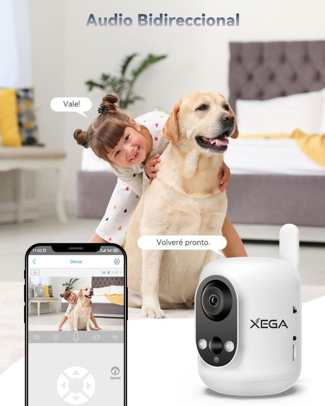 Cámara vigilancia interior 4G